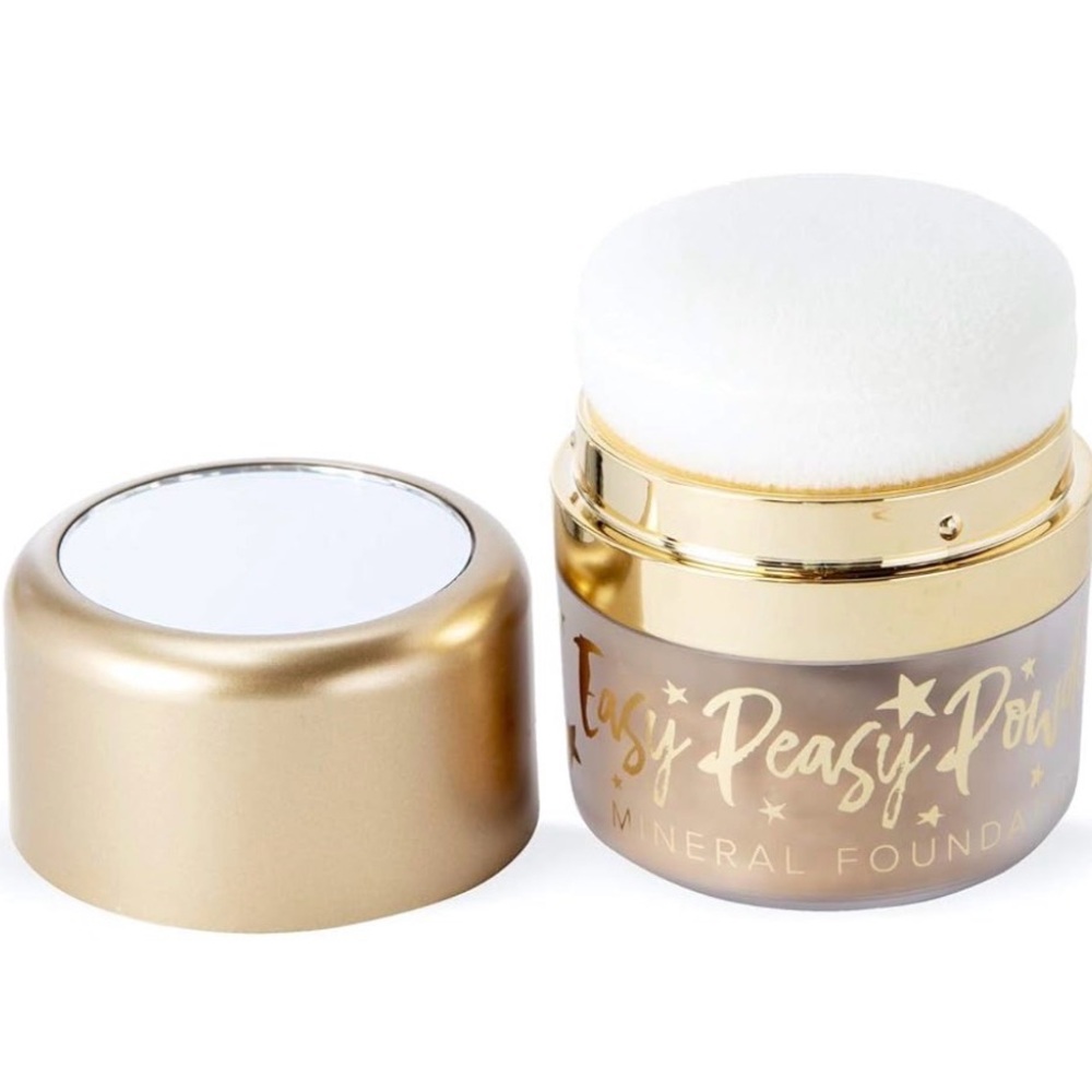 BELLE Beauty easy peasy by Kim Gravel Mineral Foundation full size- Deep